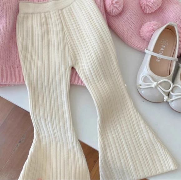 Pom Pom Sweater and Knit Pant Set - Picture 2 of 4